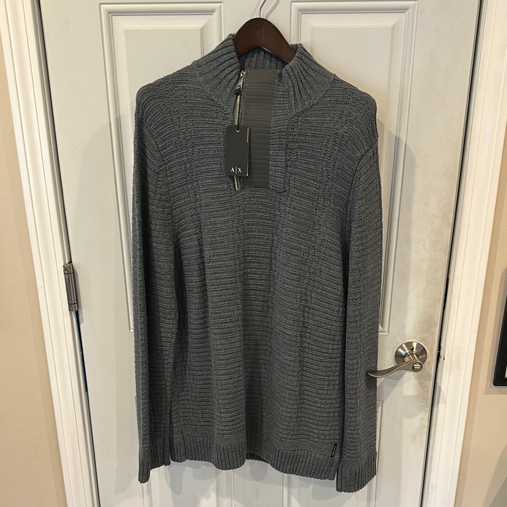 Armani Exchange Men's Gray Sweater BRAND NEW